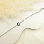 Load image into Gallery viewer, Blue Halo Tennis Bracelet