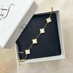 Load image into Gallery viewer, Frosted Clover Luxe Bracelet