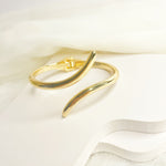 Load image into Gallery viewer, Golden Wave Open Cuff