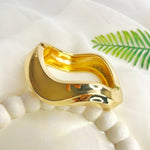 Load image into Gallery viewer, Golden Aura Statement Cuff