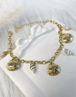 Load image into Gallery viewer, Oceana Charm Bracelet (18K gold plated)