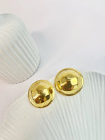 Load image into Gallery viewer, Regal Disc Studs (18k gold Plated)
