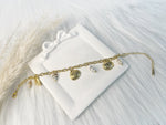 Load image into Gallery viewer, Oceana Charm Bracelet (18K gold plated)