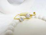 Load image into Gallery viewer, Regal Pearl Hoops