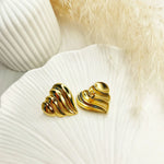 Load image into Gallery viewer, Marbelle Wave Studs
