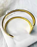 Load image into Gallery viewer, Meridian Cuff Bracelet (18K gold plated)
