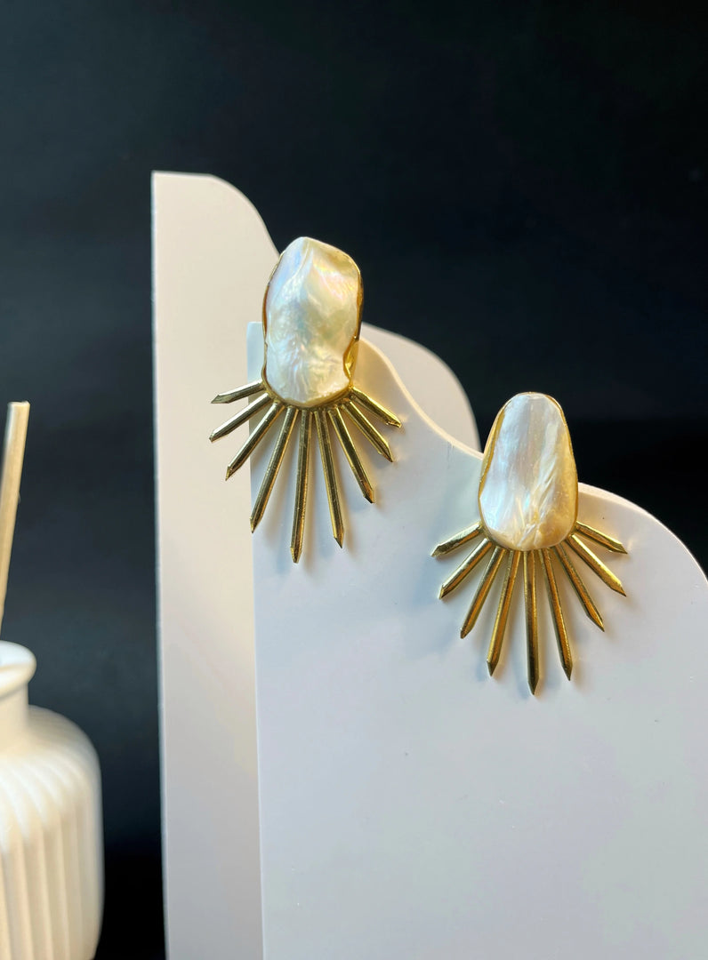 Lustrous Bloom Earrings