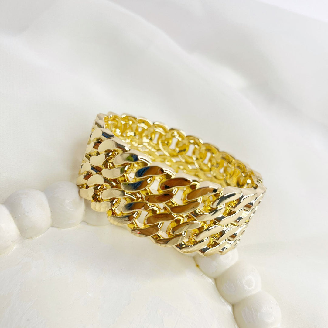 Golden Titan Chain Cuff