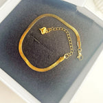 Load image into Gallery viewer, Golden Glide Herringbone Bracelet