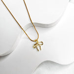 Load image into Gallery viewer, Belle Bow Necklace

