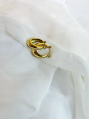 Gleamline Hoops (18k gold Plated)