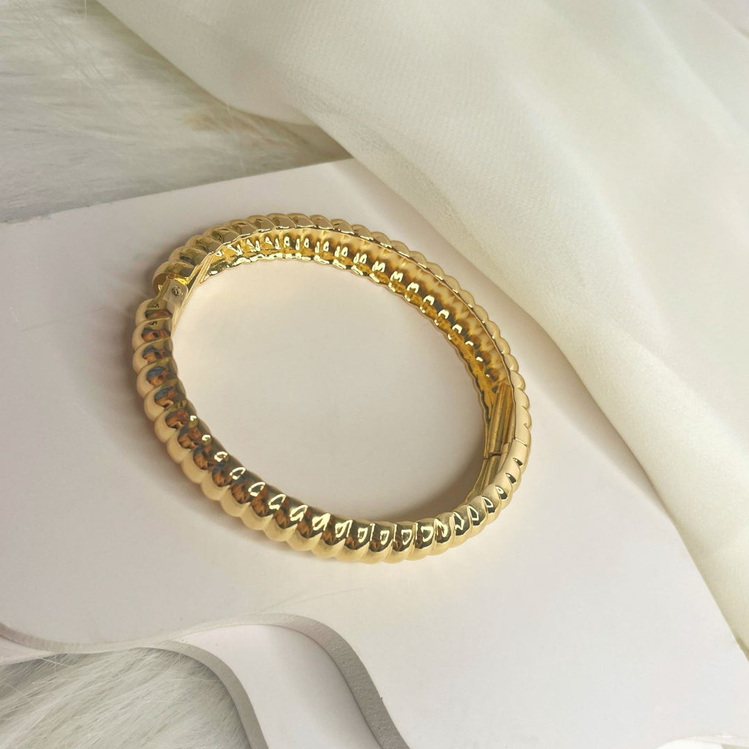 Golden Coil Cuff