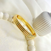 Golden Triple Line Cuff