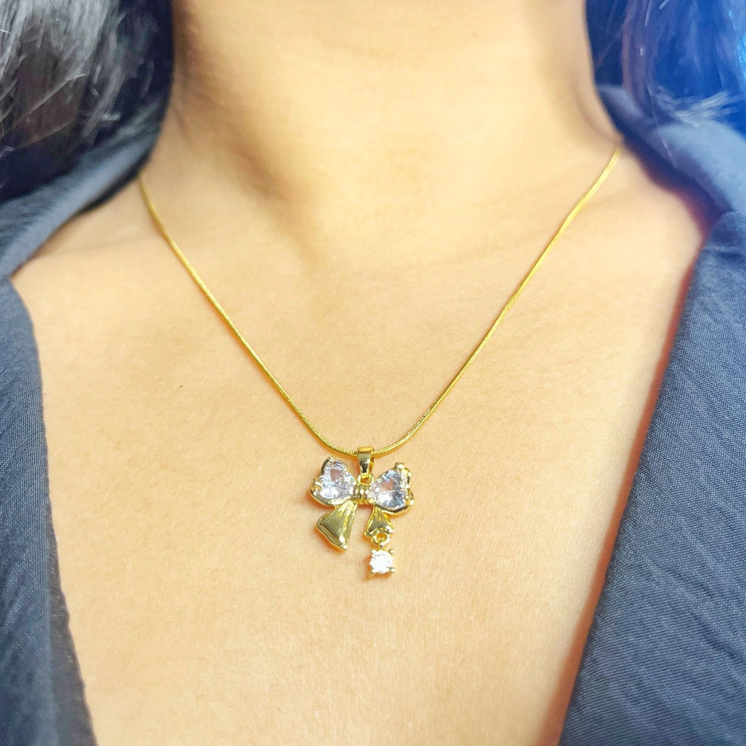 Anorah Bow Necklace