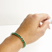 Emerald Starlight Tennis Bracelet