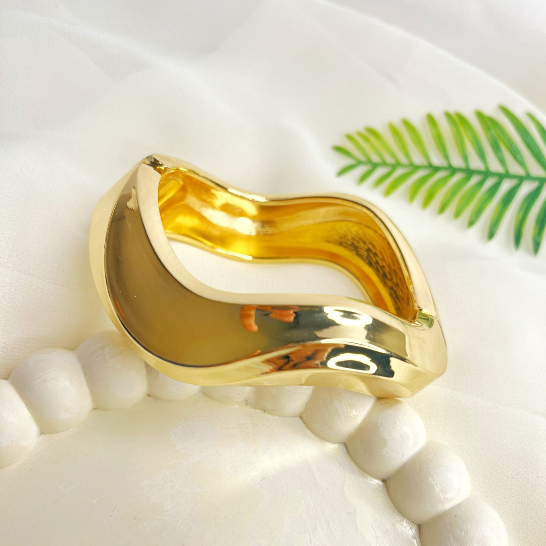 Golden Aura Statement Cuff