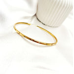 Load image into Gallery viewer, Minimal Stud Line Bangle  Bracelet