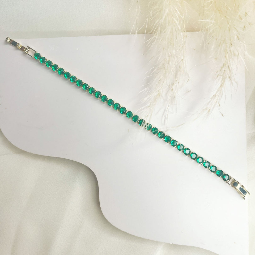 Emerald Starlight Tennis Bracelet