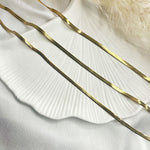 Load image into Gallery viewer, Serena Sleek Herringbone Necklace
