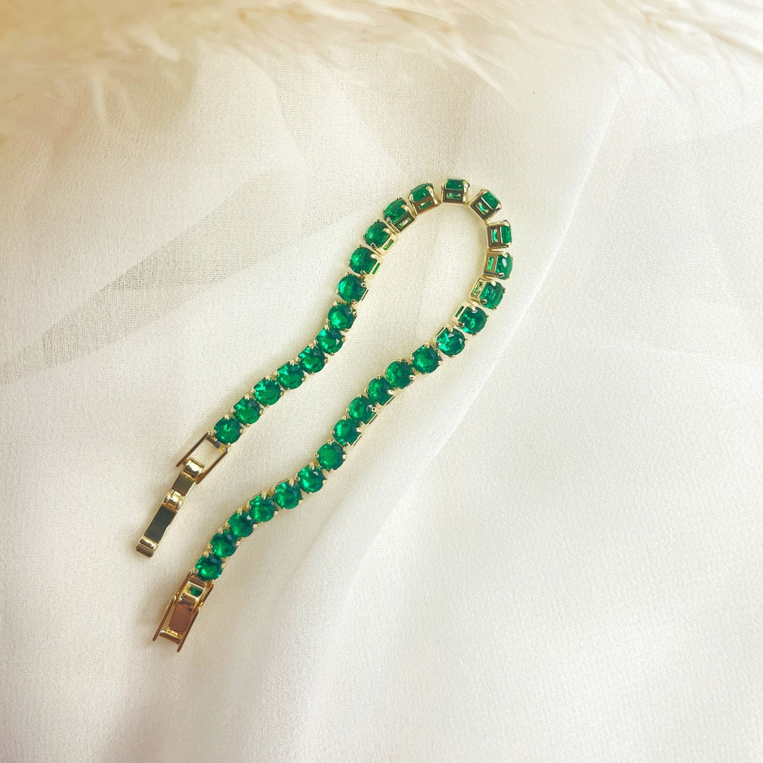 Emerald Starlight Tennis Bracelet