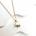 Load image into Gallery viewer, Evania Crescent Necklace
