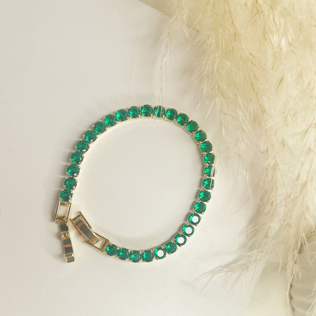 Emerald Starlight Tennis Bracelet