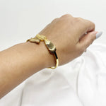 Load image into Gallery viewer, Golden Fern Grace Cuff