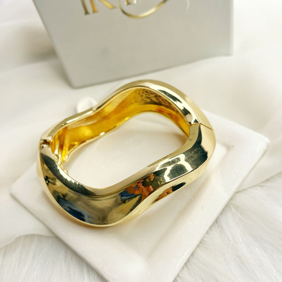 Golden Aura Statement Cuff