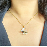 Load image into Gallery viewer, Evania Crescent Necklace
