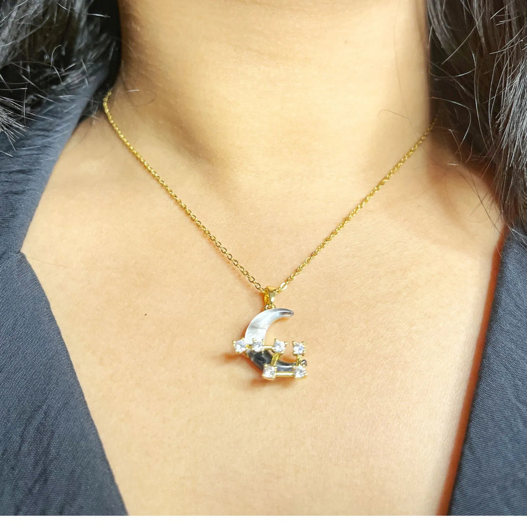 Evania Crescent Necklace
