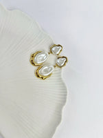 Load image into Gallery viewer, Ocean Whisper Earrings (18k gold Plated)
