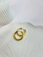 Load image into Gallery viewer, Classic Aura Hoops (18k gold Plated)
