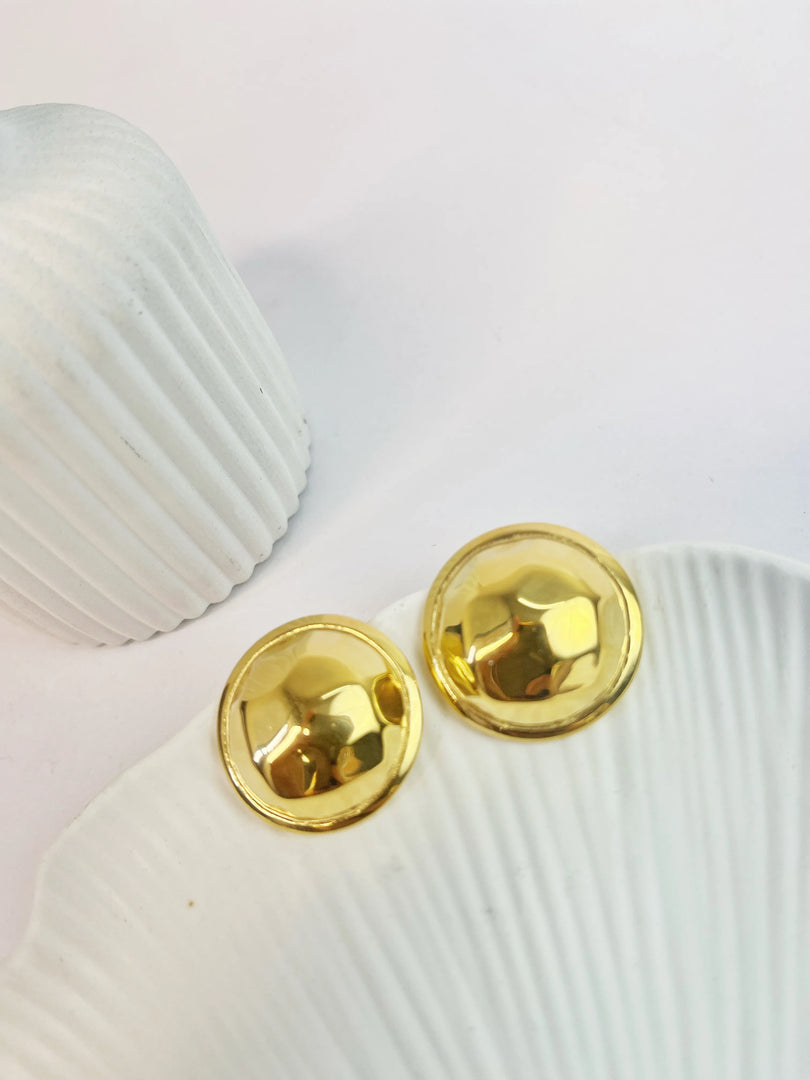 Regal Disc Studs (18k gold Plated)