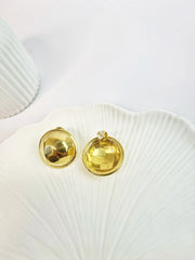 Regal Disc Studs (18k gold Plated)