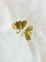Load image into Gallery viewer, Golden Leaf Earrings (18k gold Plated)
