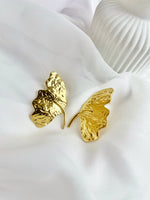 Load image into Gallery viewer, Golden Leaf Earrings (18k gold Plated)
