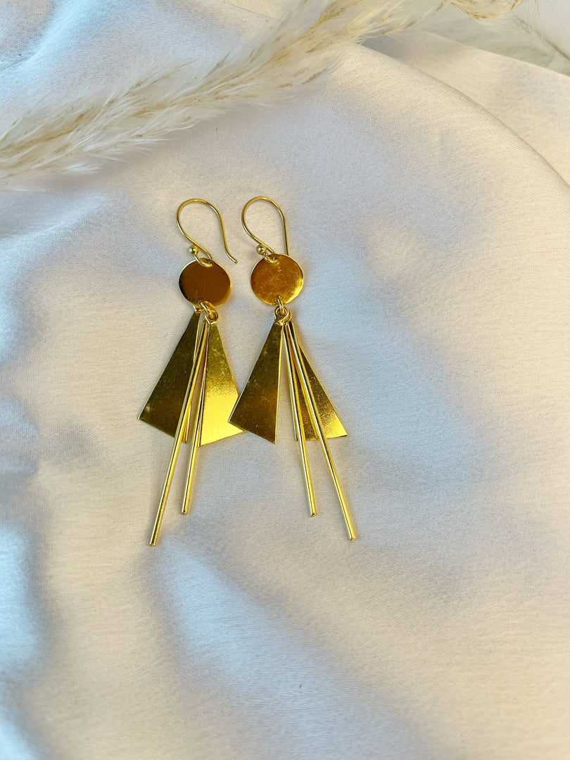 Golden Zenith Earrings