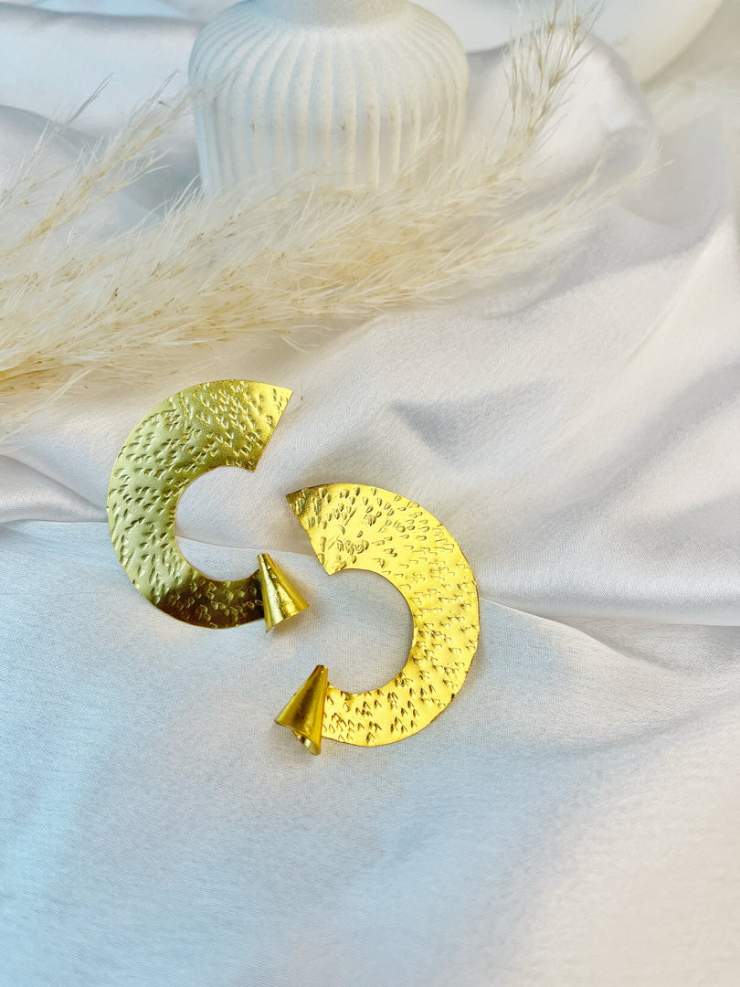 Gilded Arc Earrings