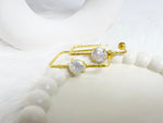 Load image into Gallery viewer, Regal Pearl Hoops
