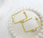 Load image into Gallery viewer, Regal Pearl Hoops
