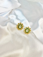 Load image into Gallery viewer, Emerald Grace Studs
