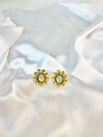 Load image into Gallery viewer, Emerald Grace Studs

