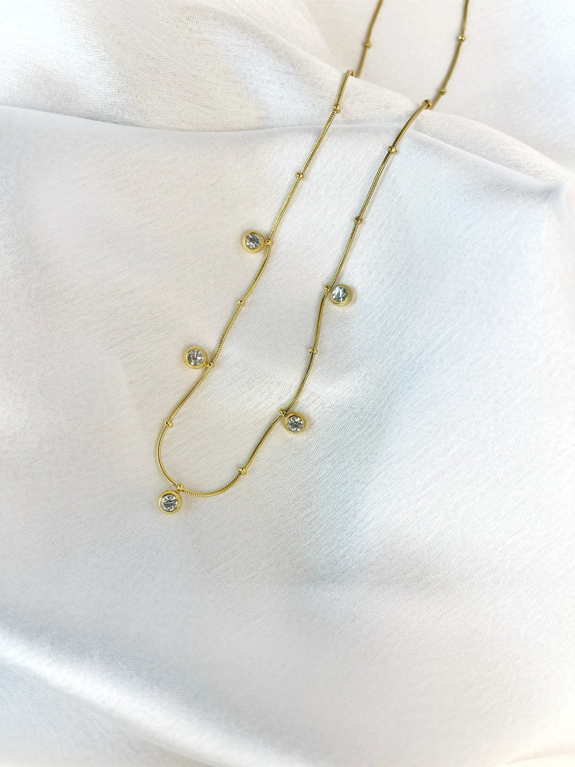Starlight Strand Necklace (18k gold Plated)