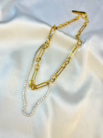 Load image into Gallery viewer, Two-Tone Allure Necklace (18k gold Plated)
