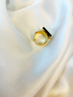 Load image into Gallery viewer, The Midas Bar Ring (18k gold Plated)
