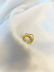 Onda Ring (18k gold Plated)
