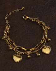 Amoura Link Bracelet (18K gold plated)