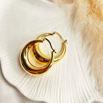 Load image into Gallery viewer, Mirelle Bold Hoops
