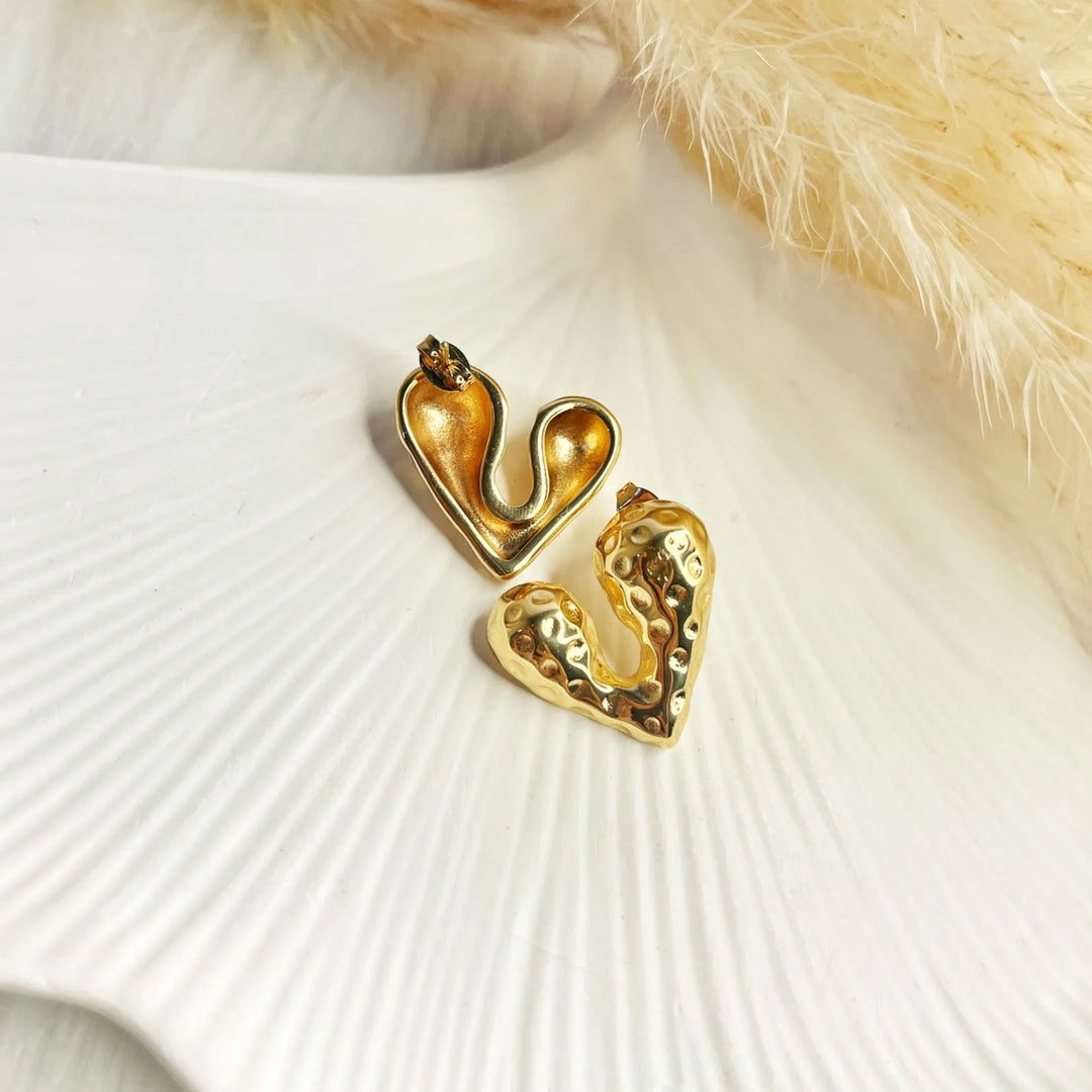 Amara Heart Studs